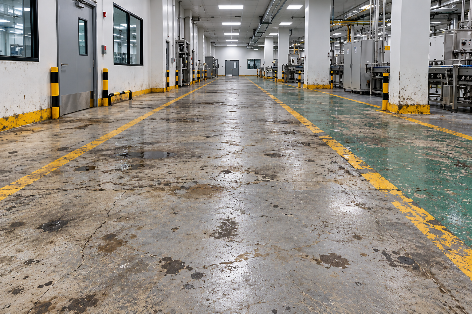 PU flooring service_Michael Construction Chemical_old floor PU flooring service_Michael Construction Chemical_old floor