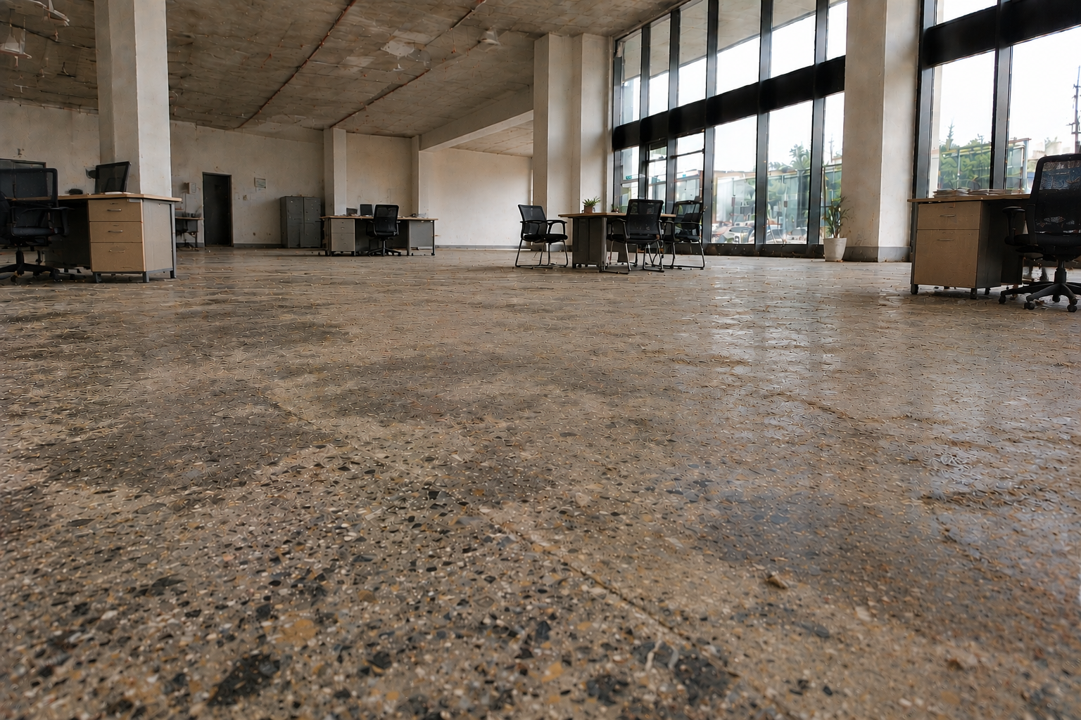 Polished concrete flooring_Michael Construction Chemical_old look Polished concrete flooring_Michael Construction Chemical_old look