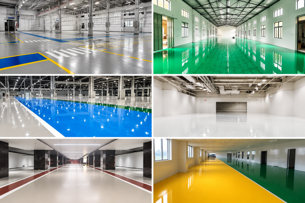 customized Self Leveling epoxy flooring service_Michael Construction Chemical